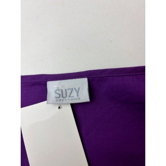 S Vintage Suzy Purple Ruffled Top - Picture 3 of 3
